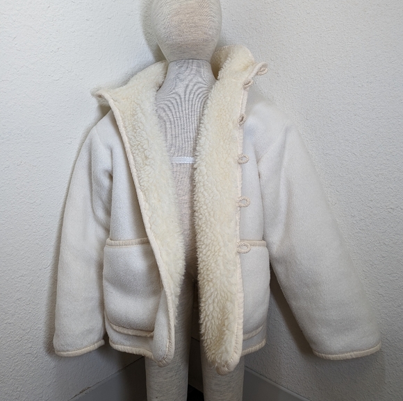 HANDMADE cotton jacket coat Girl 2-5 years old - Picture 3 of 7